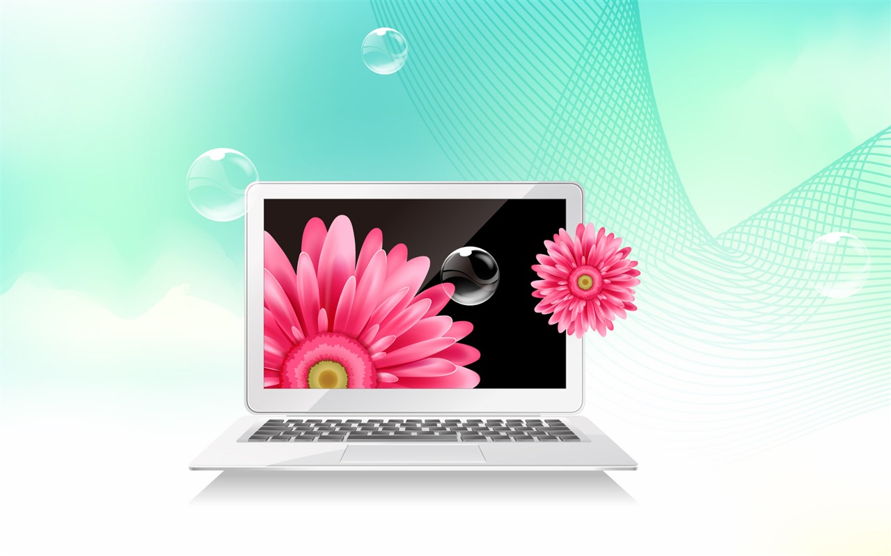 Three-dimensional design vector wallpaper (2) #15 - 1280x800