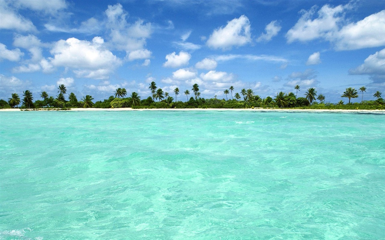 Beach ostrov tapety (2) #4 - 1280x800