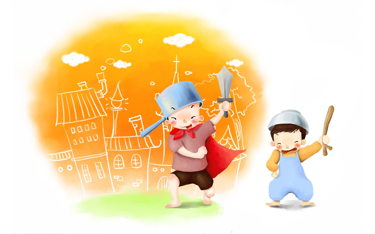Widescreen wallpaper childhood dream (2) #11 - 1280x800