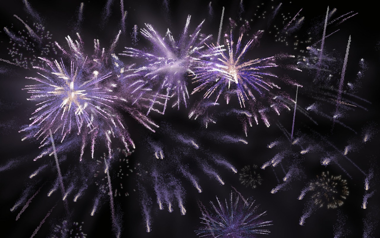 Colorful fireworks HD wallpaper #3 - 1280x800