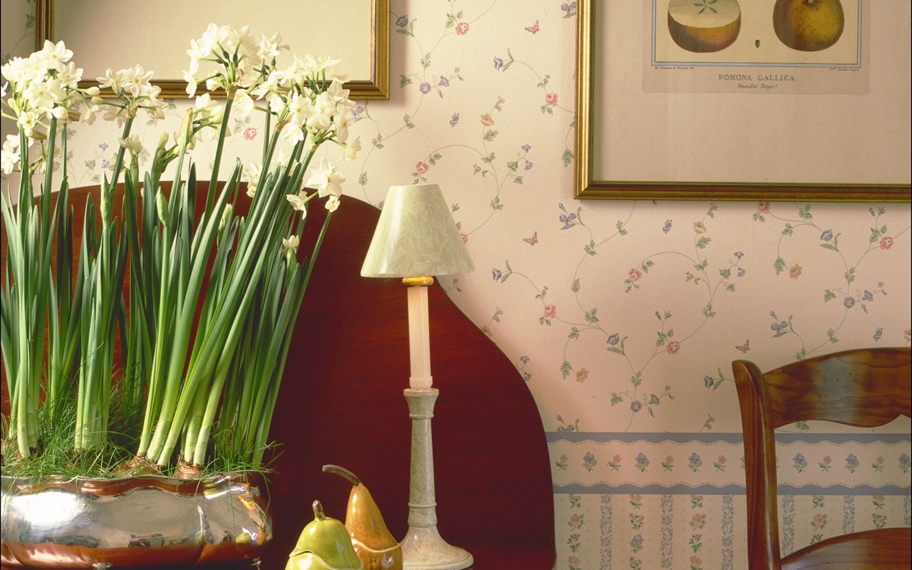 Indoor floral wallpaper (5) #2 - 1280x800