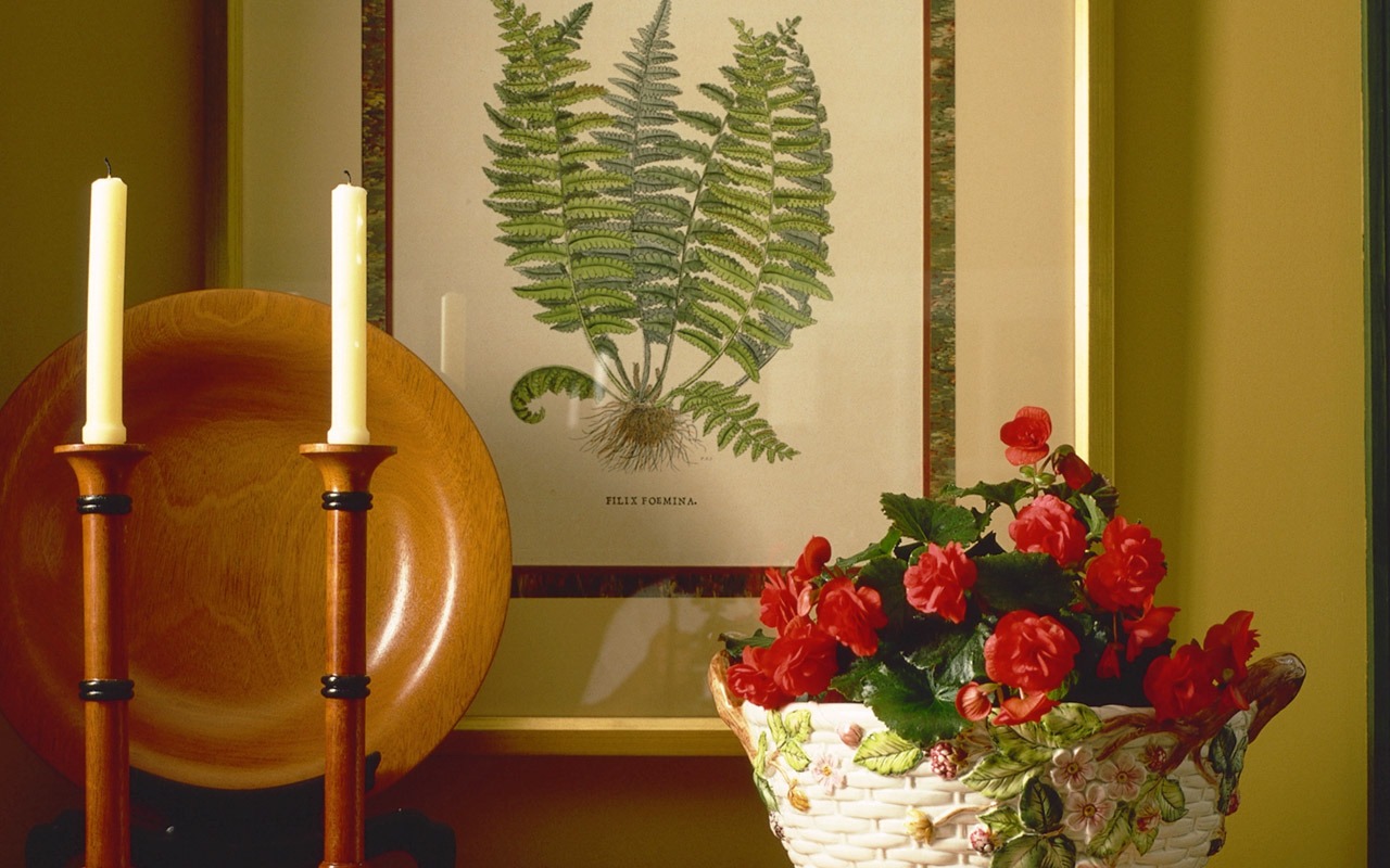 Indoor floral wallpaper (5) #9 - 1280x800