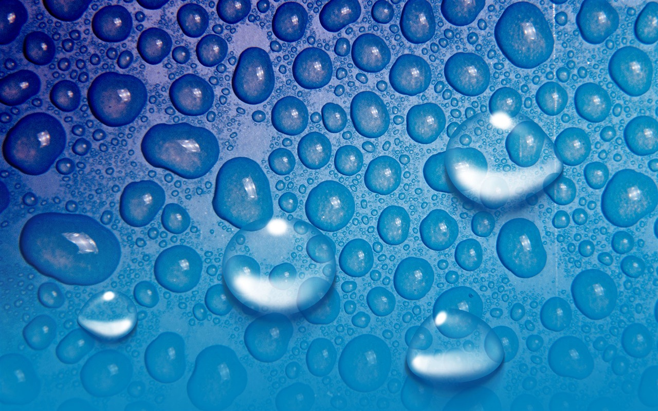 炫彩動感水珠 高清壁紙 #3 - 1280x800