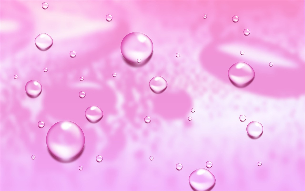 炫彩動感水珠 高清壁紙 #4 - 1280x800