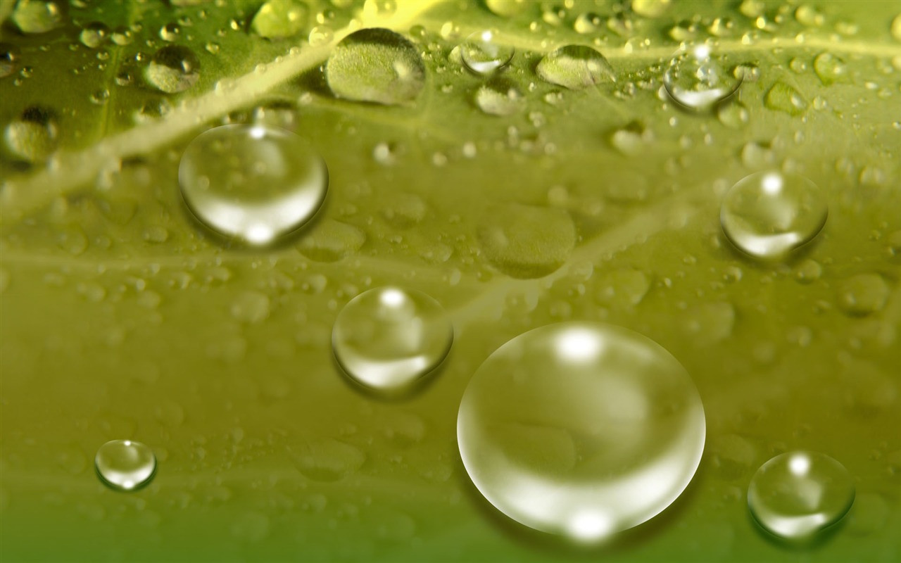 Colorful Water drops HD wallpaper #13 - 1280x800