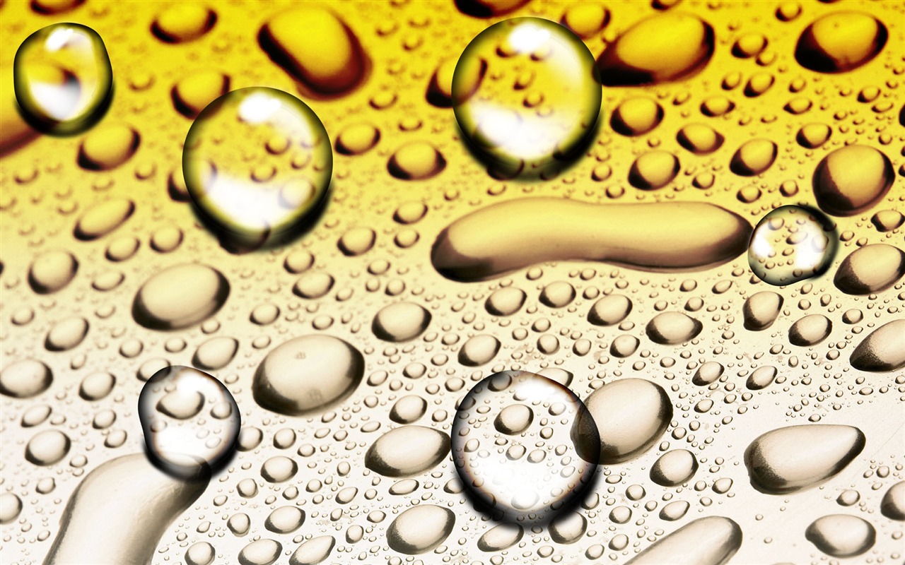 Colorful Water drops HD wallpaper #15 - 1280x800