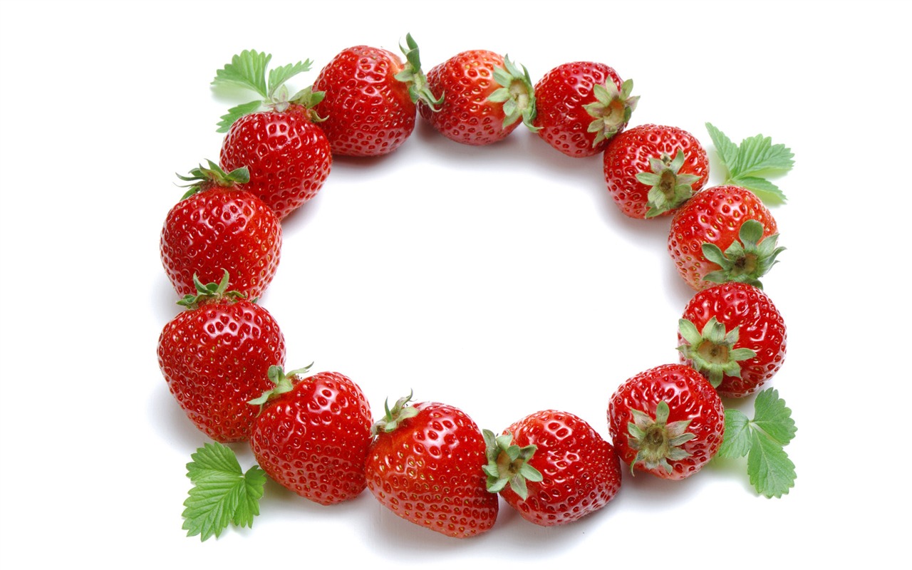 HD wallpaper fresh strawberries #3 - 1280x800
