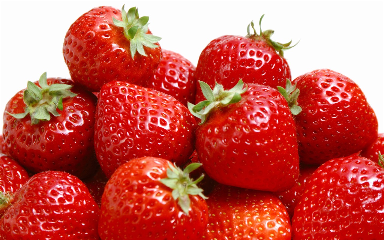 HD wallpaper fresh strawberries #4 - 1280x800