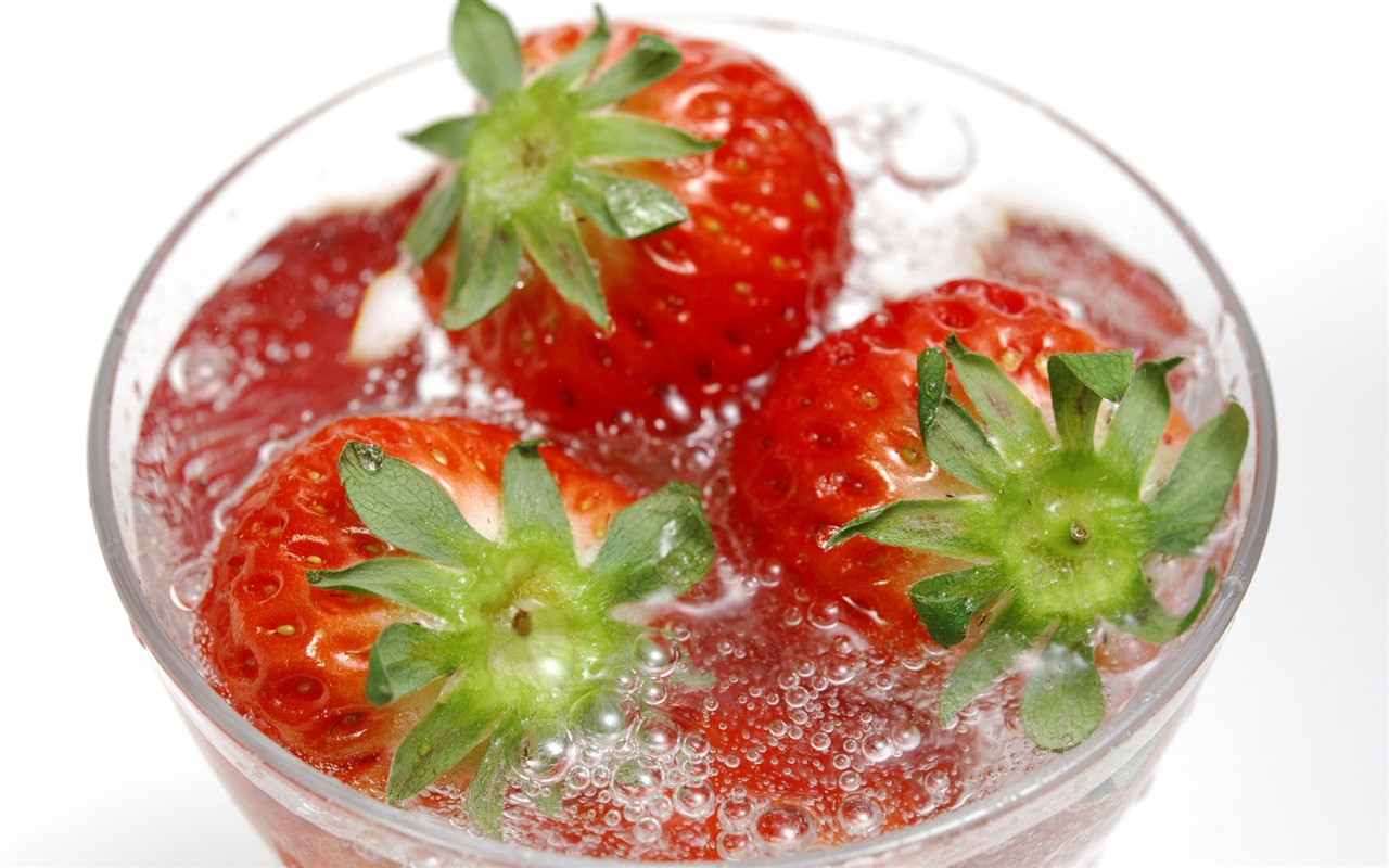 fraises fraîches d'écran HD #7 - 1280x800