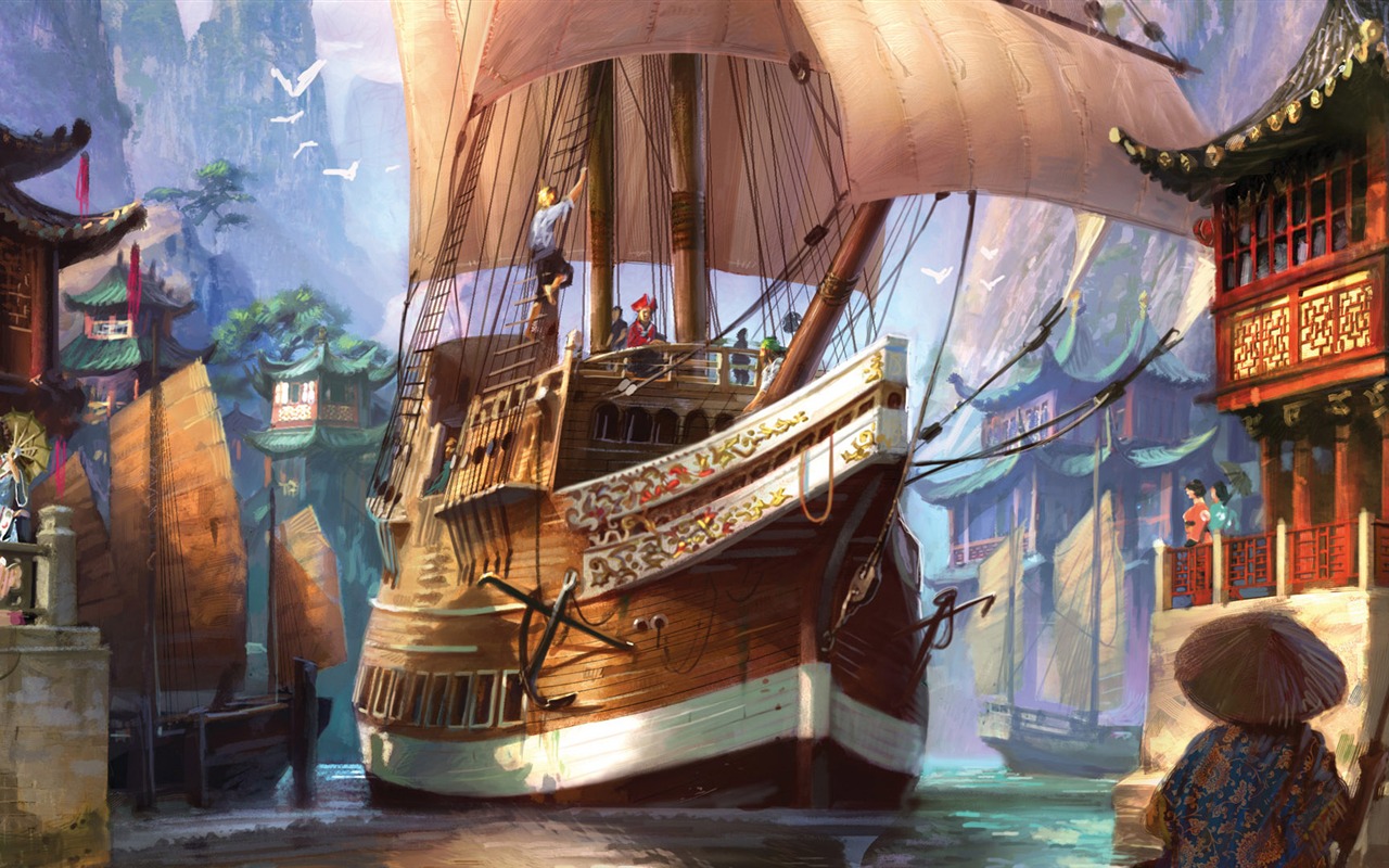 Game Scene wallpaper (4) #1 - 1280x800