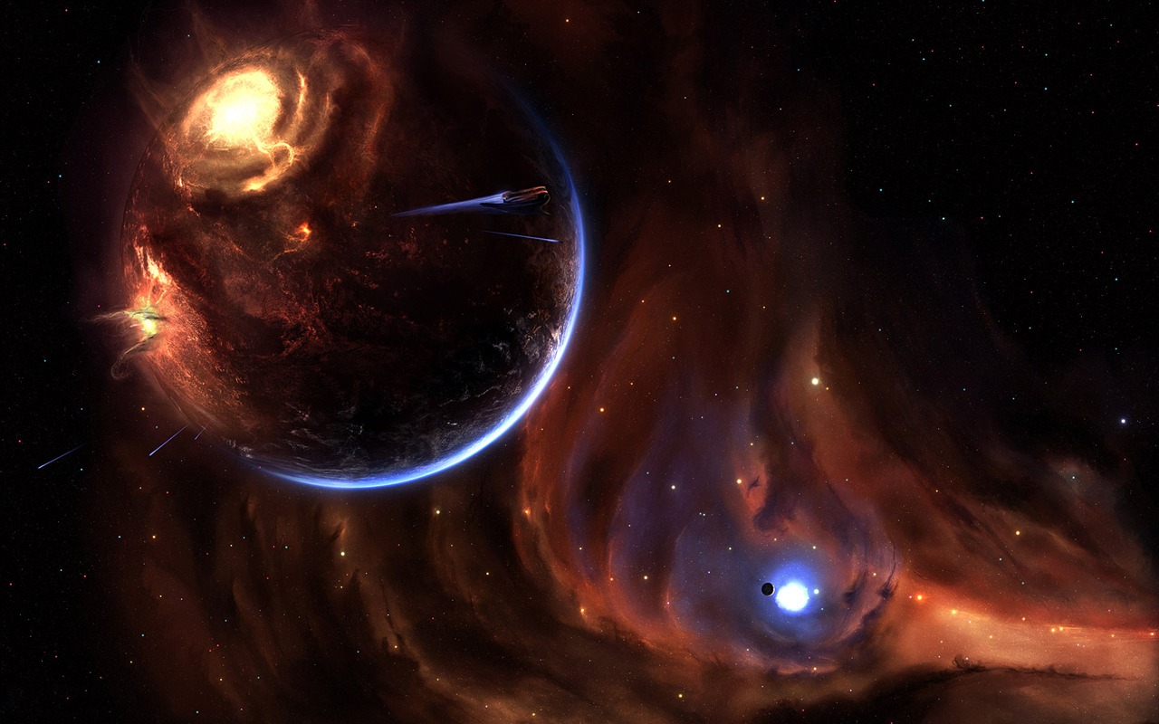 Širokoúhlý wallpaper Star Earth (1) #2 - 1280x800