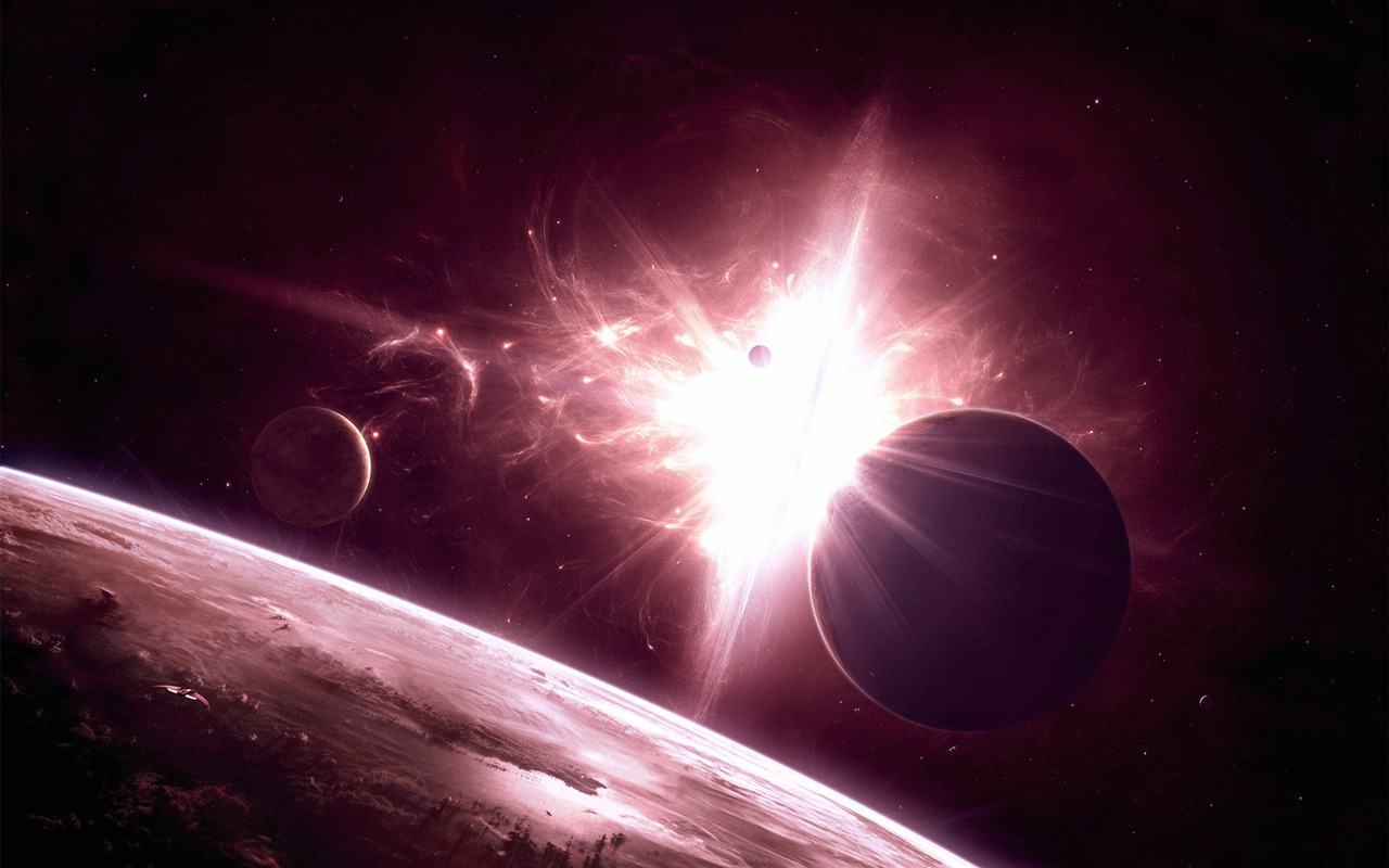 Širokoúhlý wallpaper Star Earth (1) #3 - 1280x800