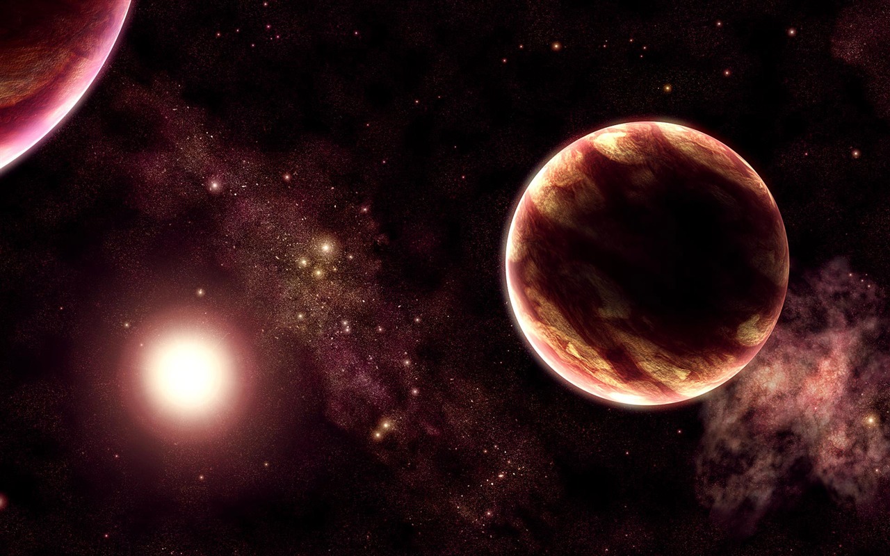 寬屏星空地球 壁紙(一) #7 - 1280x800