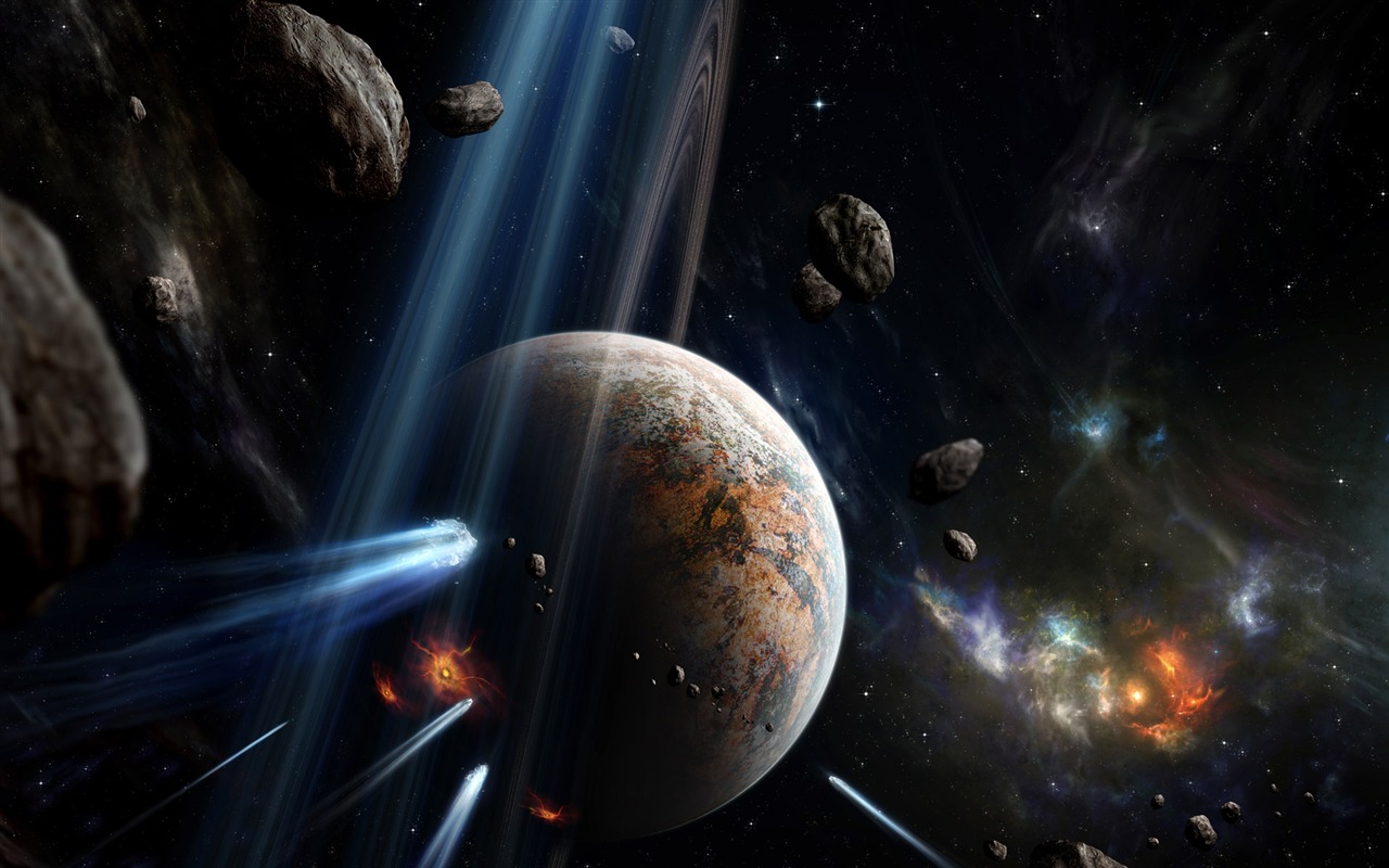 Widescreen wallpaper Star Earth (1) #9 - 1280x800