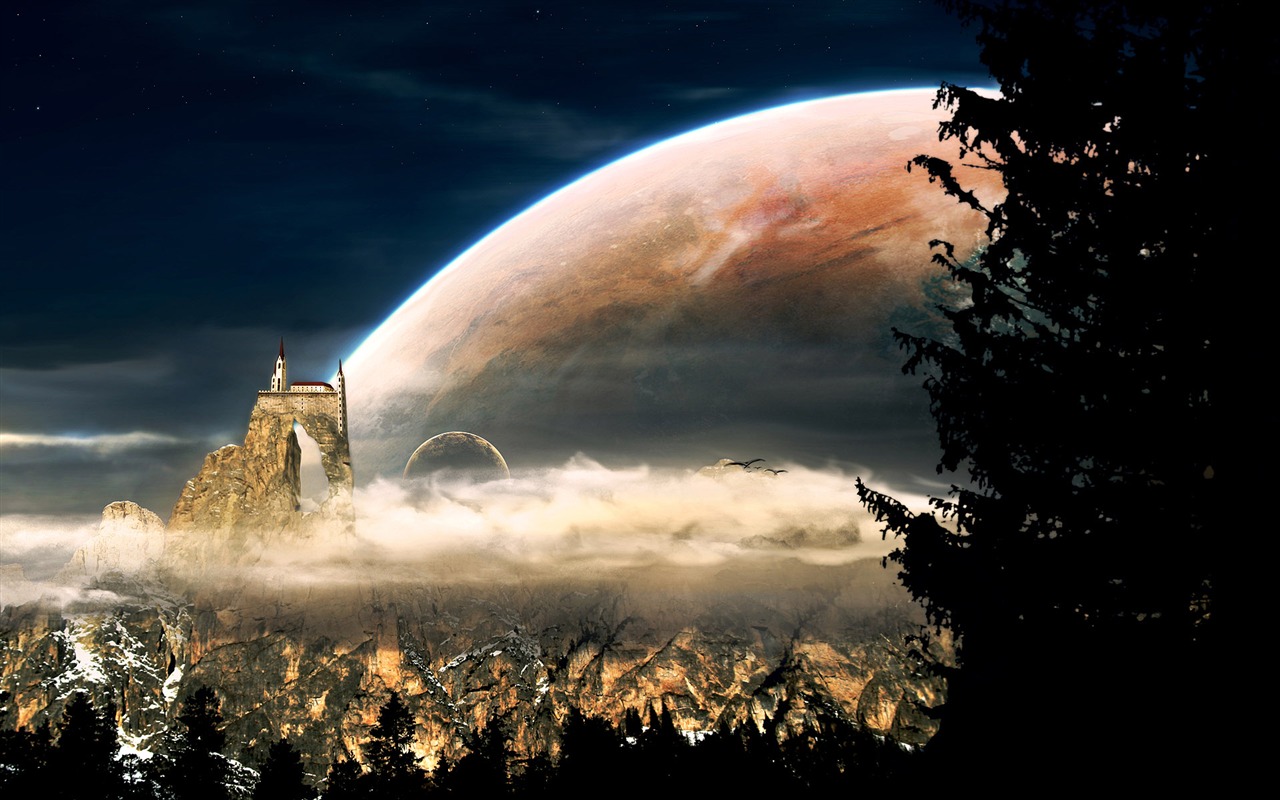 寬屏星空地球 壁紙(一) #14 - 1280x800