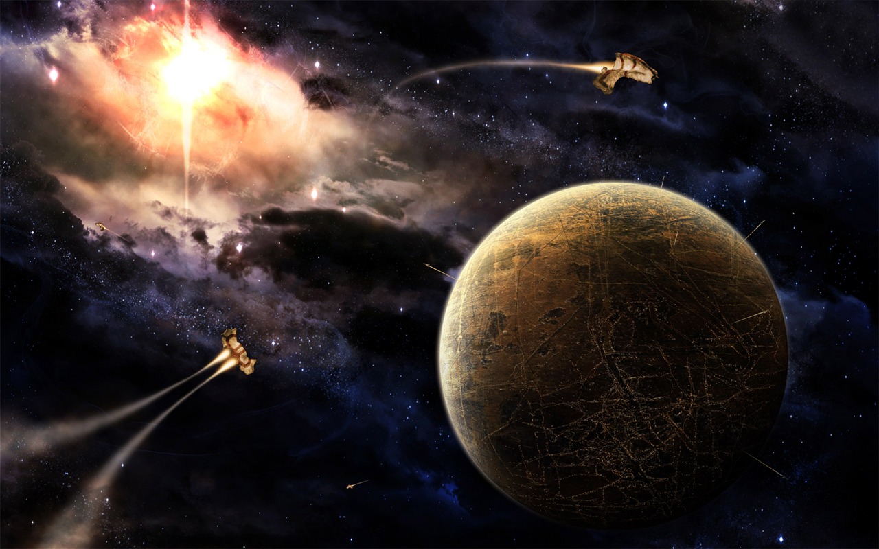Širokoúhlý wallpaper Star Earth (1) #15 - 1280x800