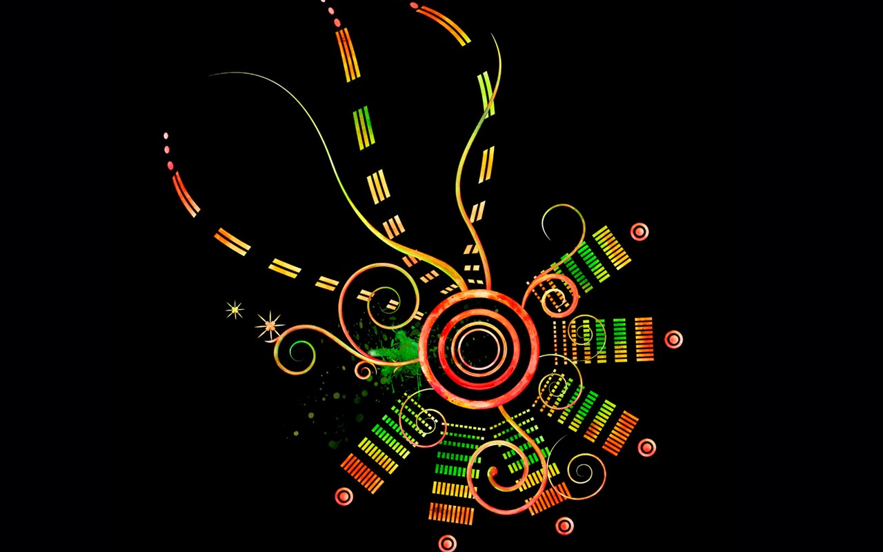 Colorful pattern wallpaper (5) #2 - 1280x800