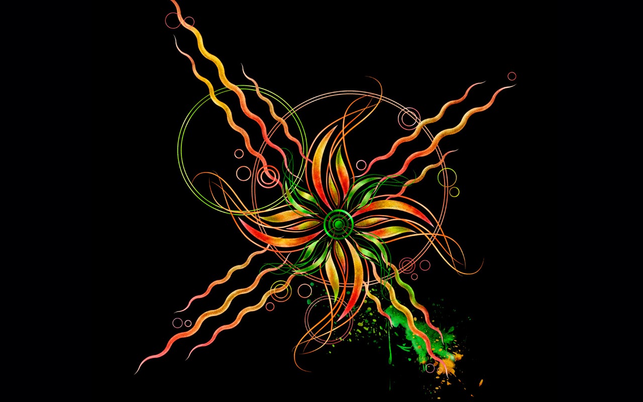 Colorful pattern wallpaper (5) #5 - 1280x800