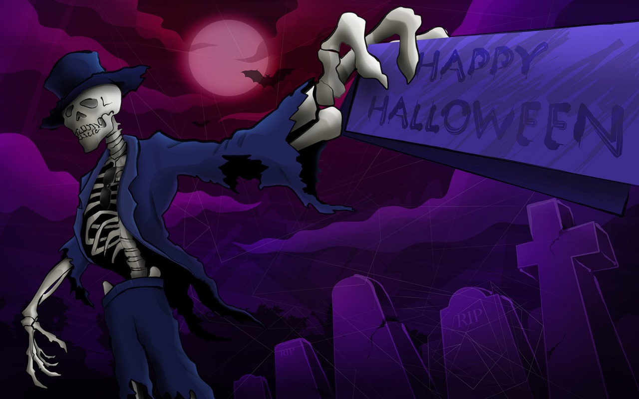 Halloween Téma Tapety na plochu (4) #12 - 1280x800