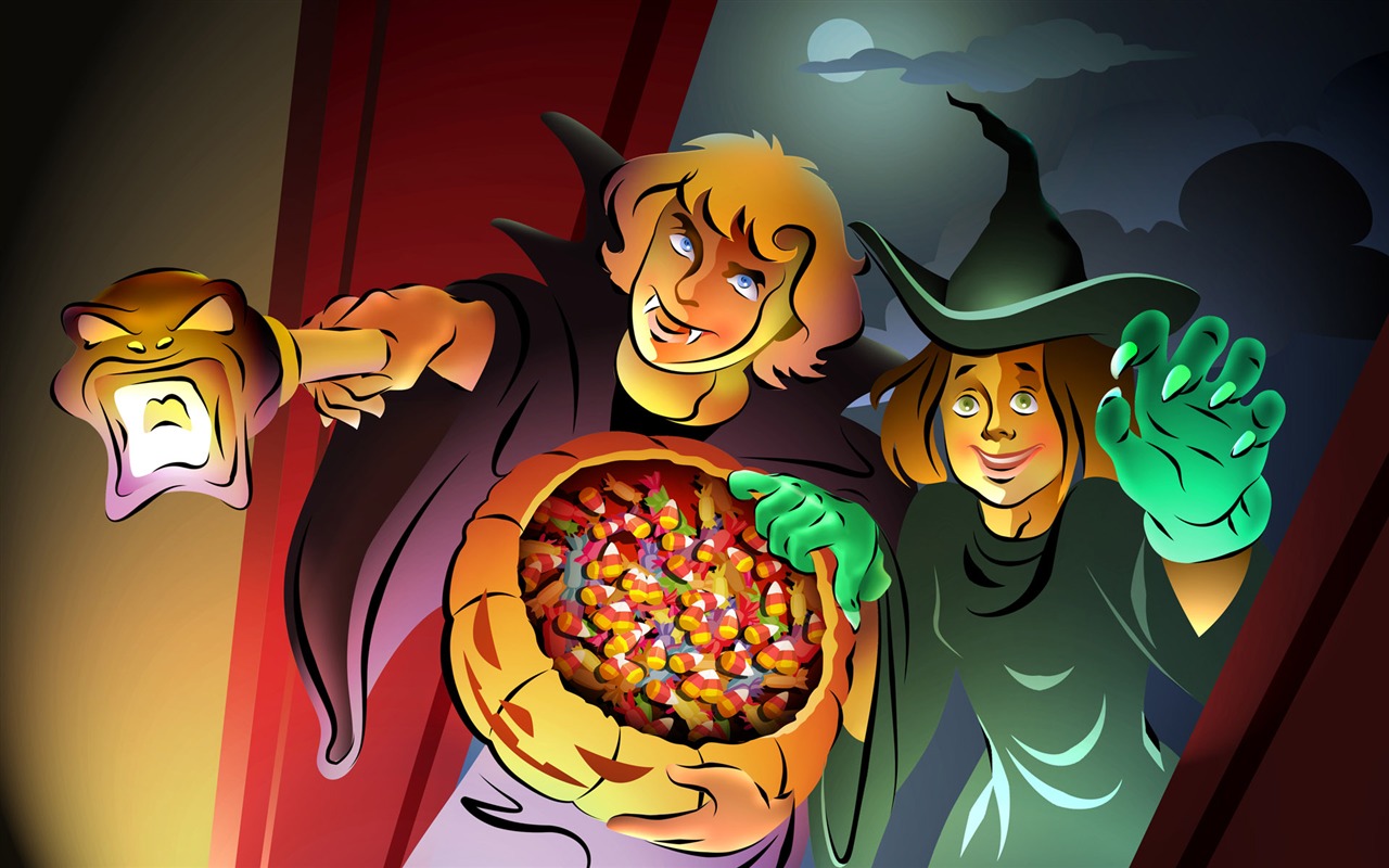 Halloween Téma Tapety na plochu (4) #14 - 1280x800