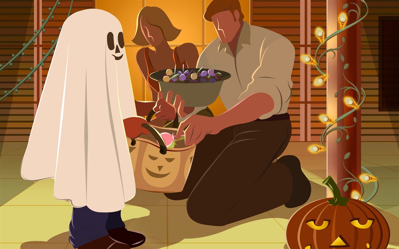 Halloween Téma Tapety na plochu (5) #17 - 1280x800