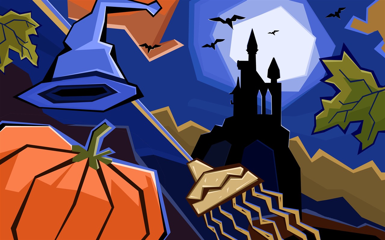 Halloween Téma Tapety na plochu (5) #20 - 1280x800
