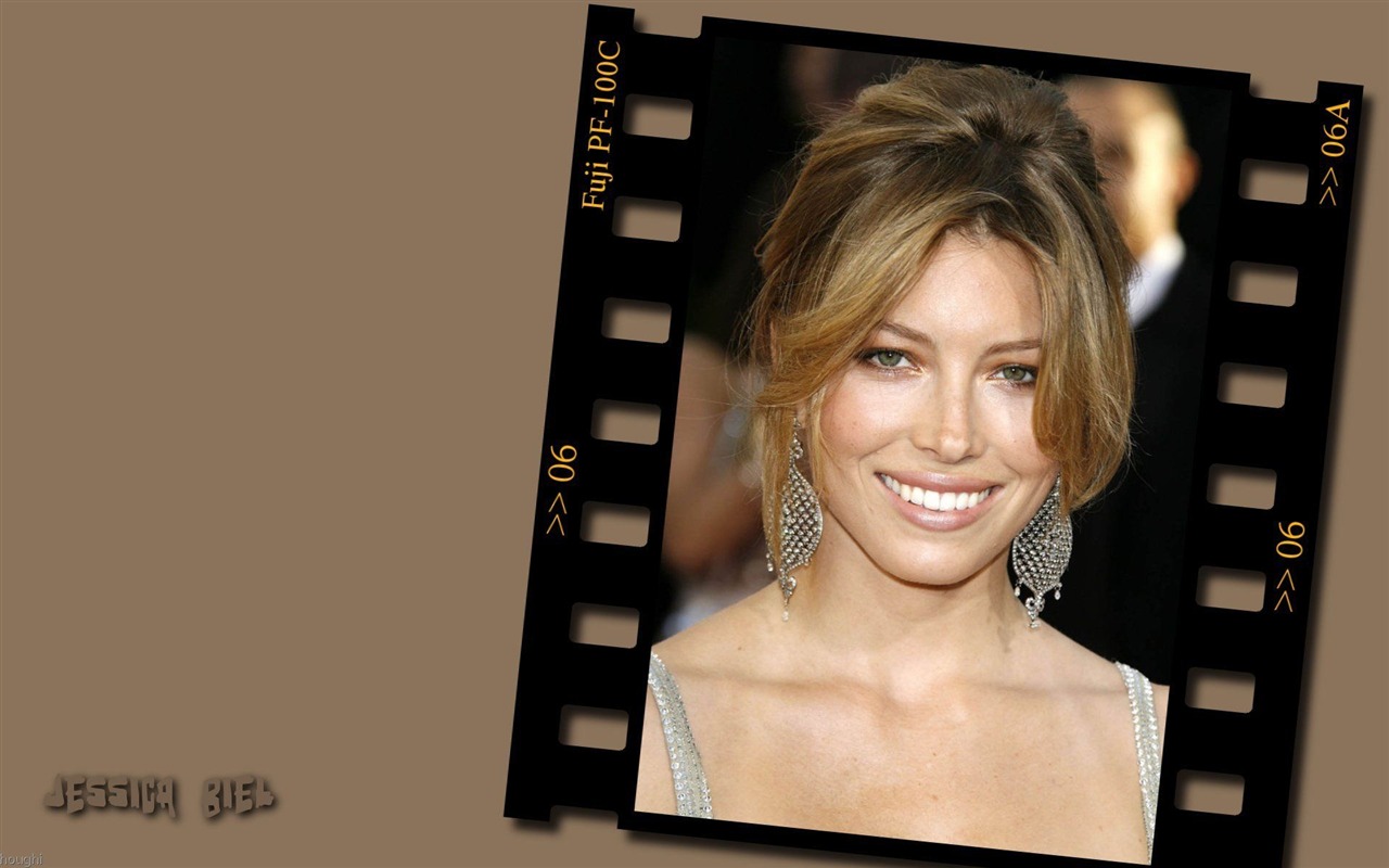 Jessica Biel krásnou tapetu #8 - 1280x800