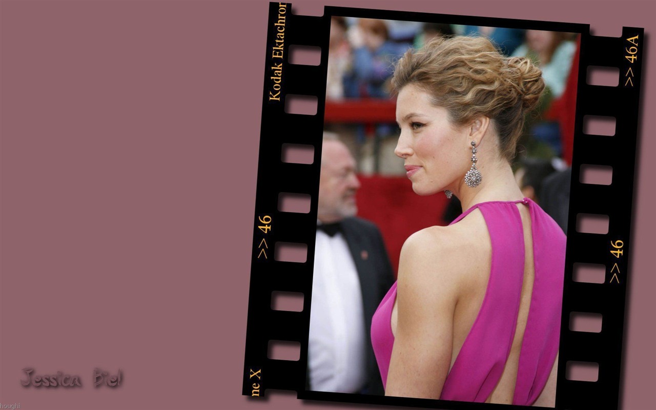 Jessica Biel krásnou tapetu #10 - 1280x800