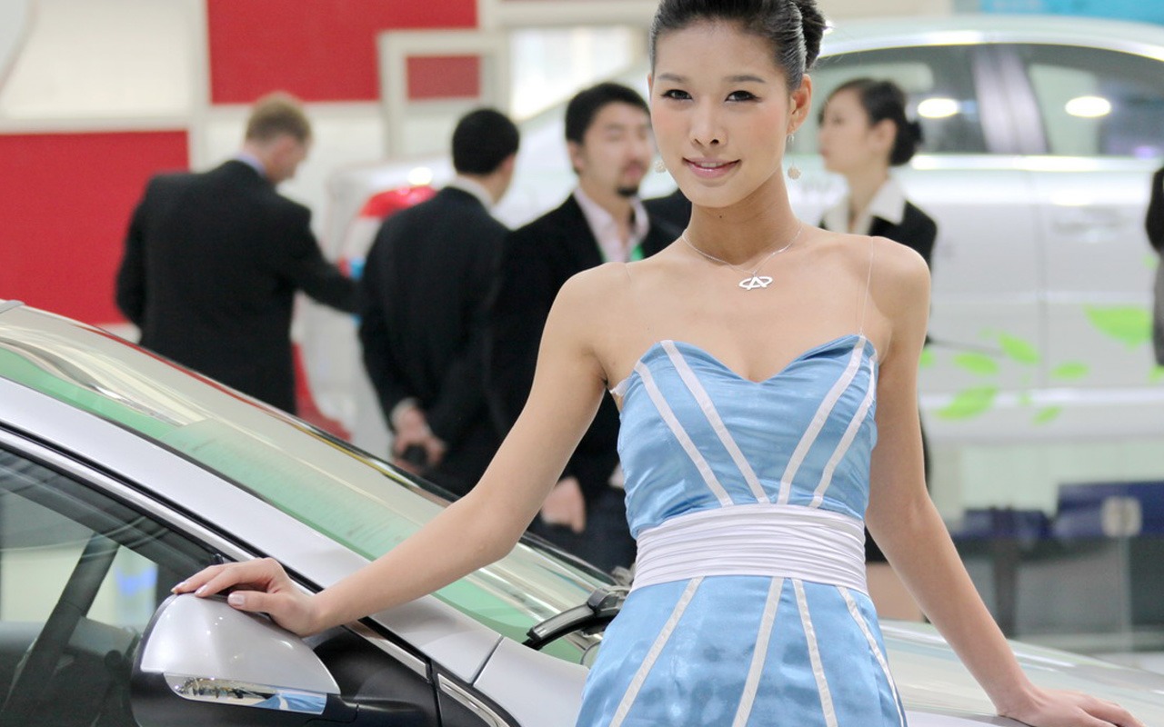2010-4-24 Beijing International Auto Show (Linquan Qing Yun works) #8 - 1280x800
