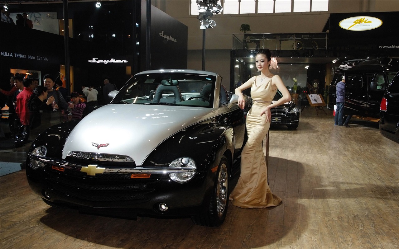 2010 Beijing International Auto Show Heung Che beauté (œuvres des barres d'armature) #15 - 1280x800