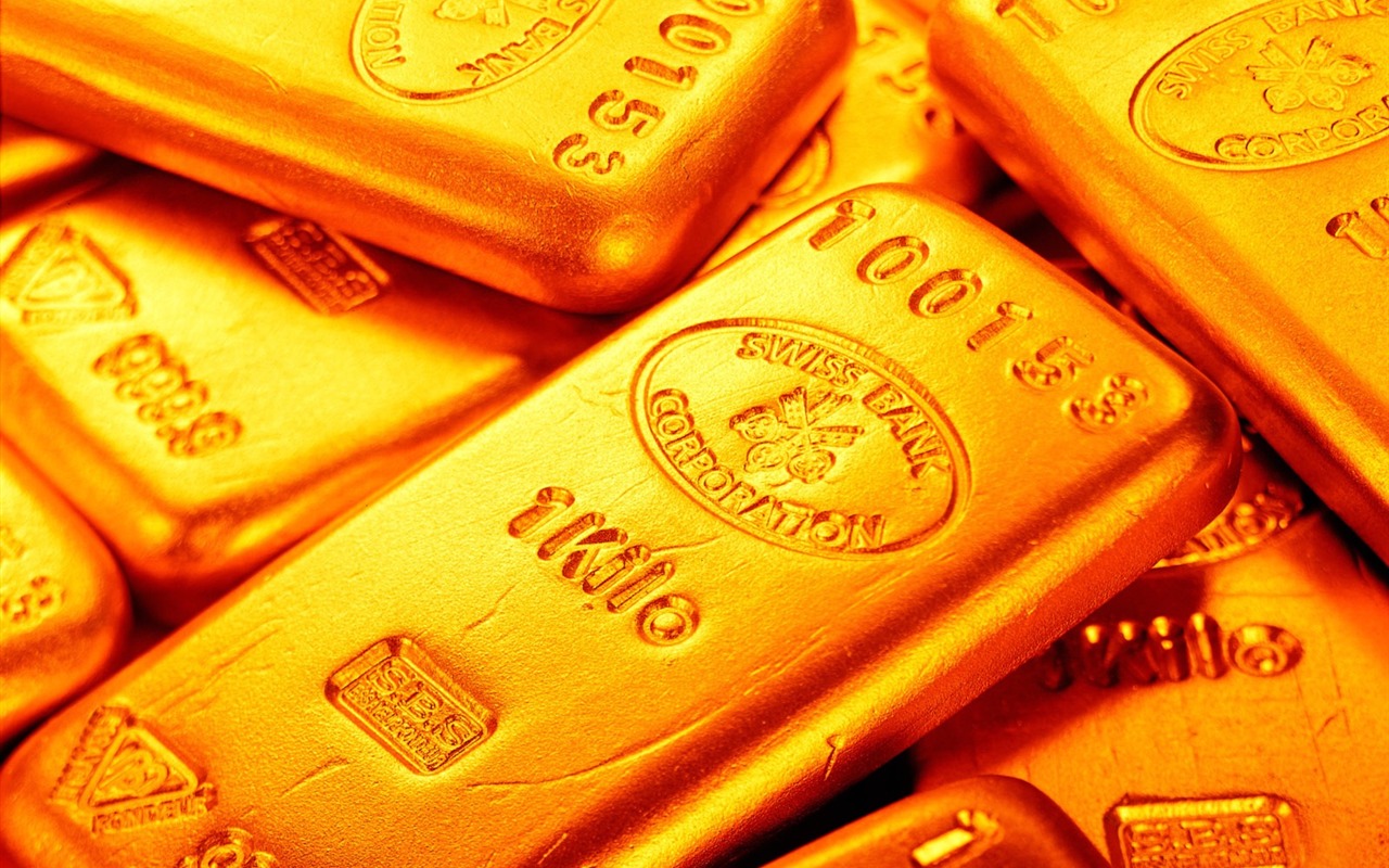 Gold wallpaper (2) #2 - 1280x800
