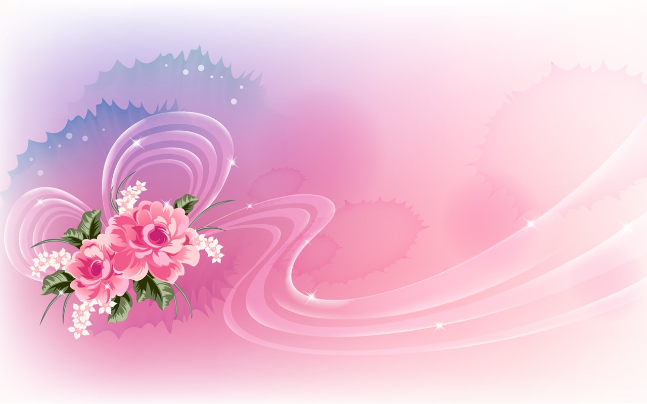 炫彩花紋 壁紙(八) #14 - 1280x800