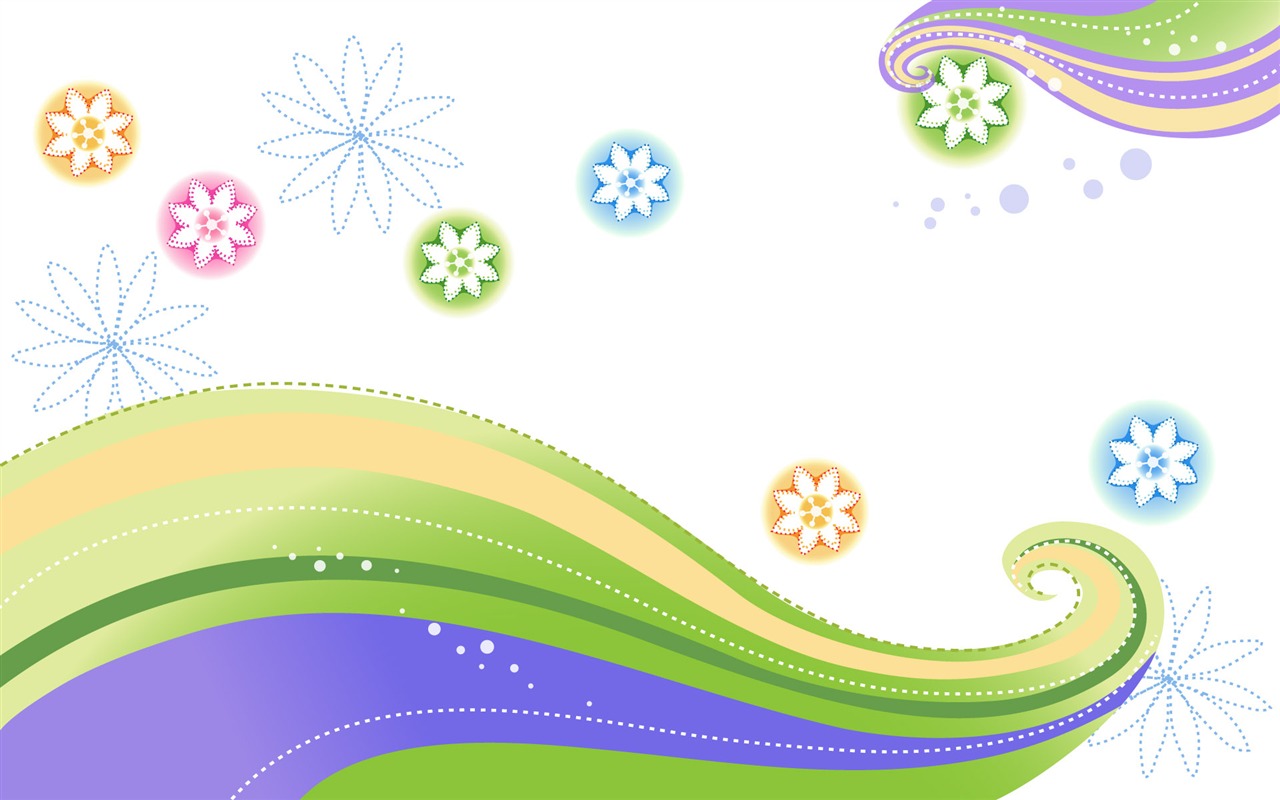 Colorful vector background wallpaper (3) #11 - 1280x800