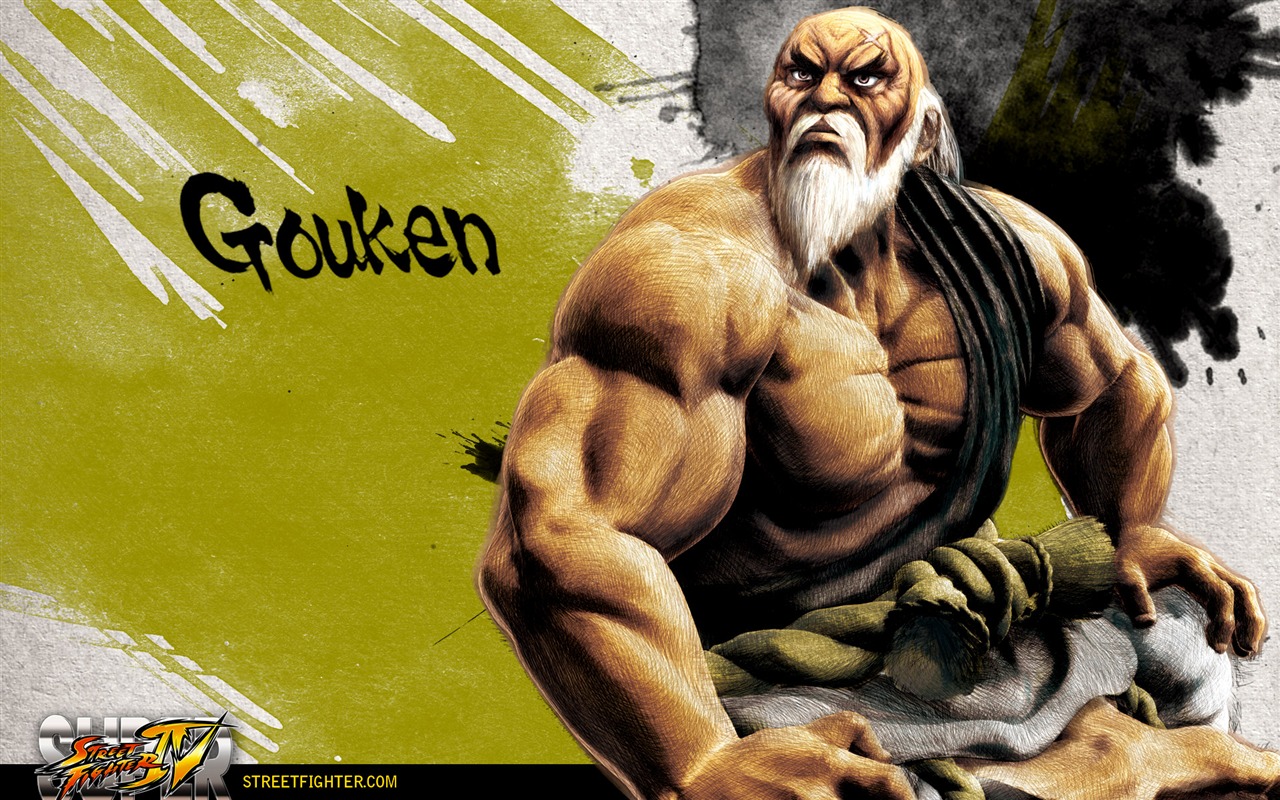 Super Street Fighter 4 Ink chinesischen Stil Tapete #10 - 1280x800