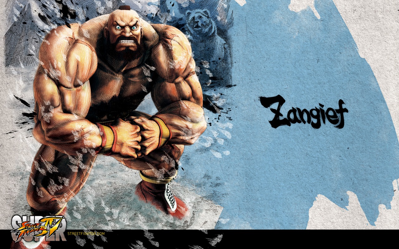 Super Street Fighter 4 Ink chinesischen Stil Tapete #19 - 1280x800