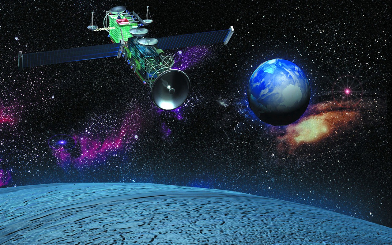 Satellite communications wallpaper (2) #2 - 1280x800
