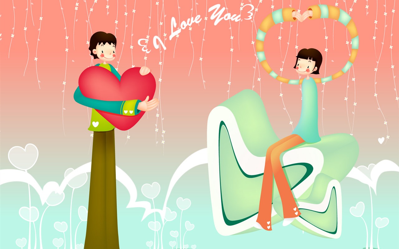 Valentine's Day Vector #7 - 1280x800