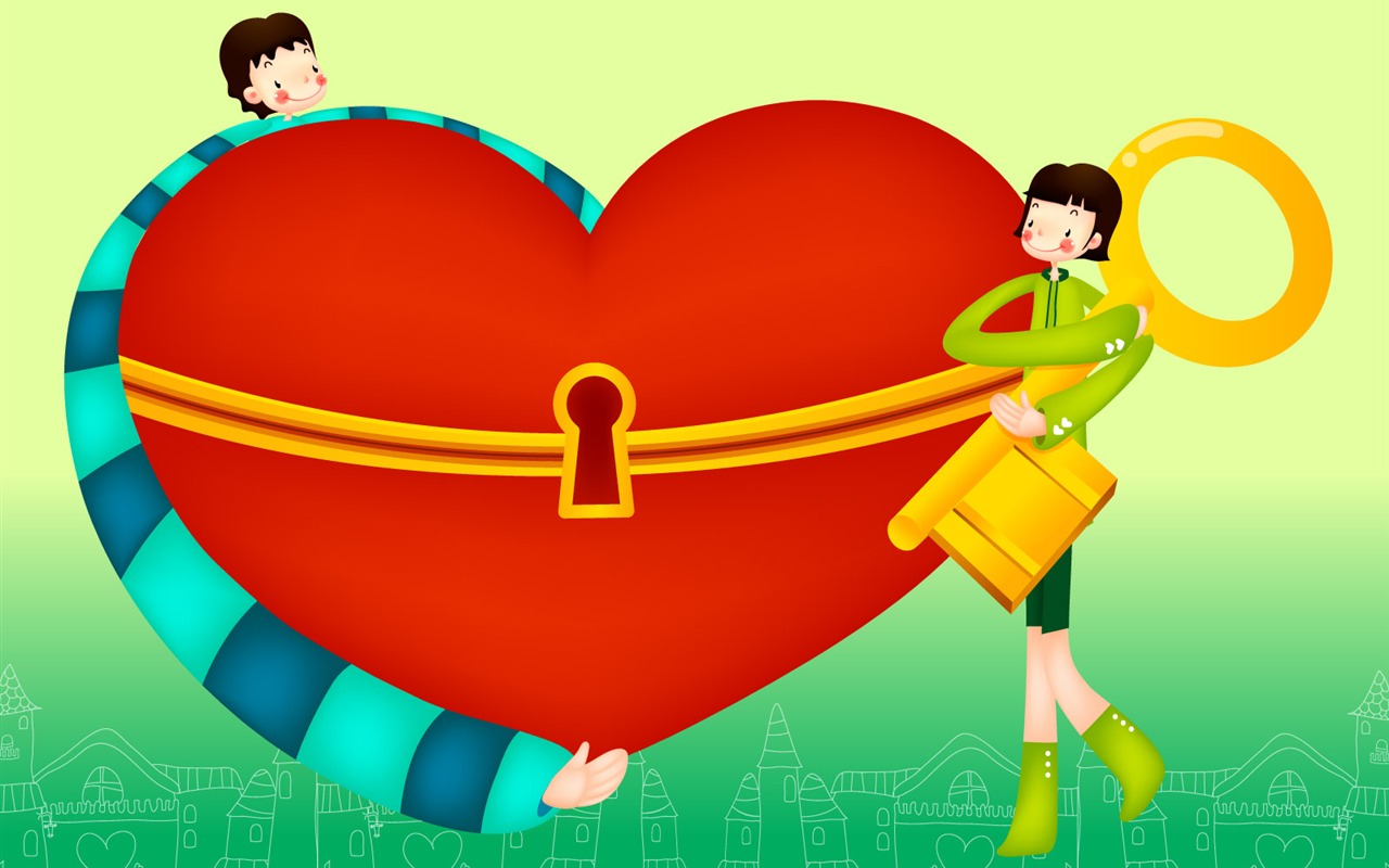 Valentine's Day Vector #17 - 1280x800