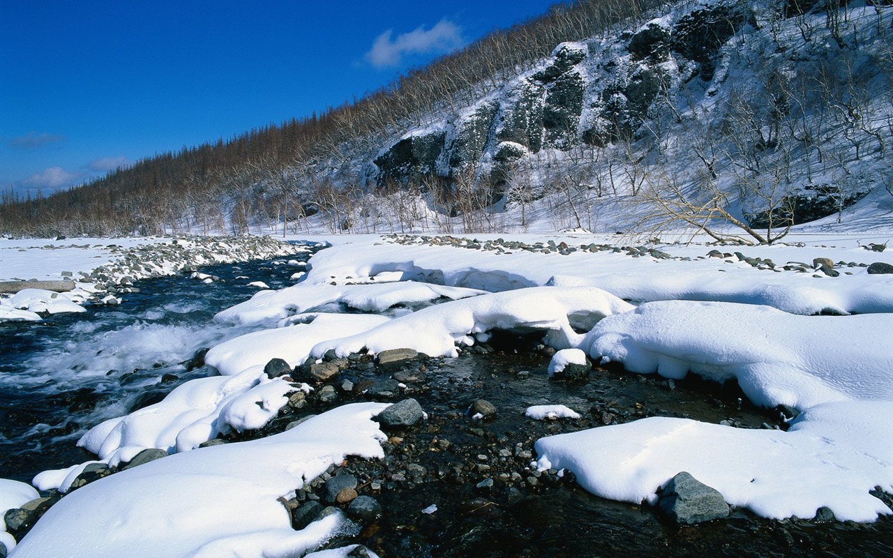 冬天雪景壁紙 #22 - 1280x800