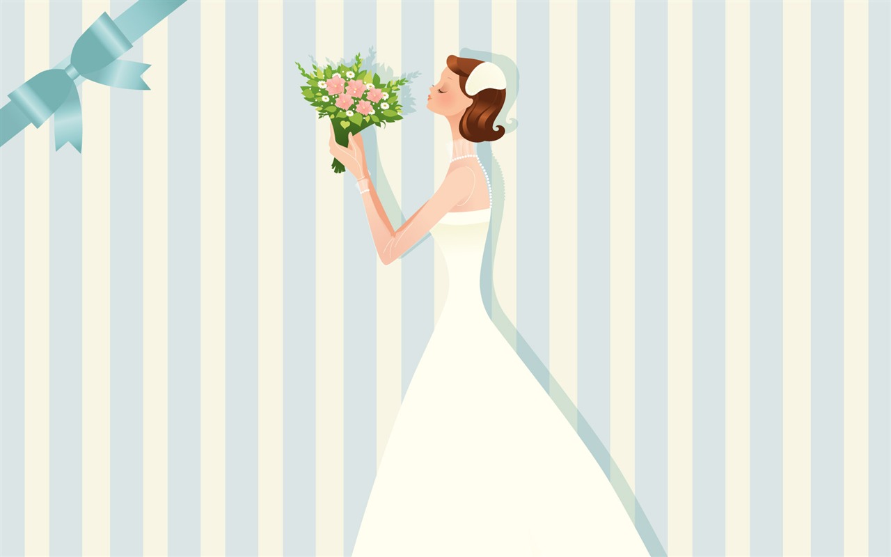 Vector wallpaper wedding bride (1) #9 - 1280x800