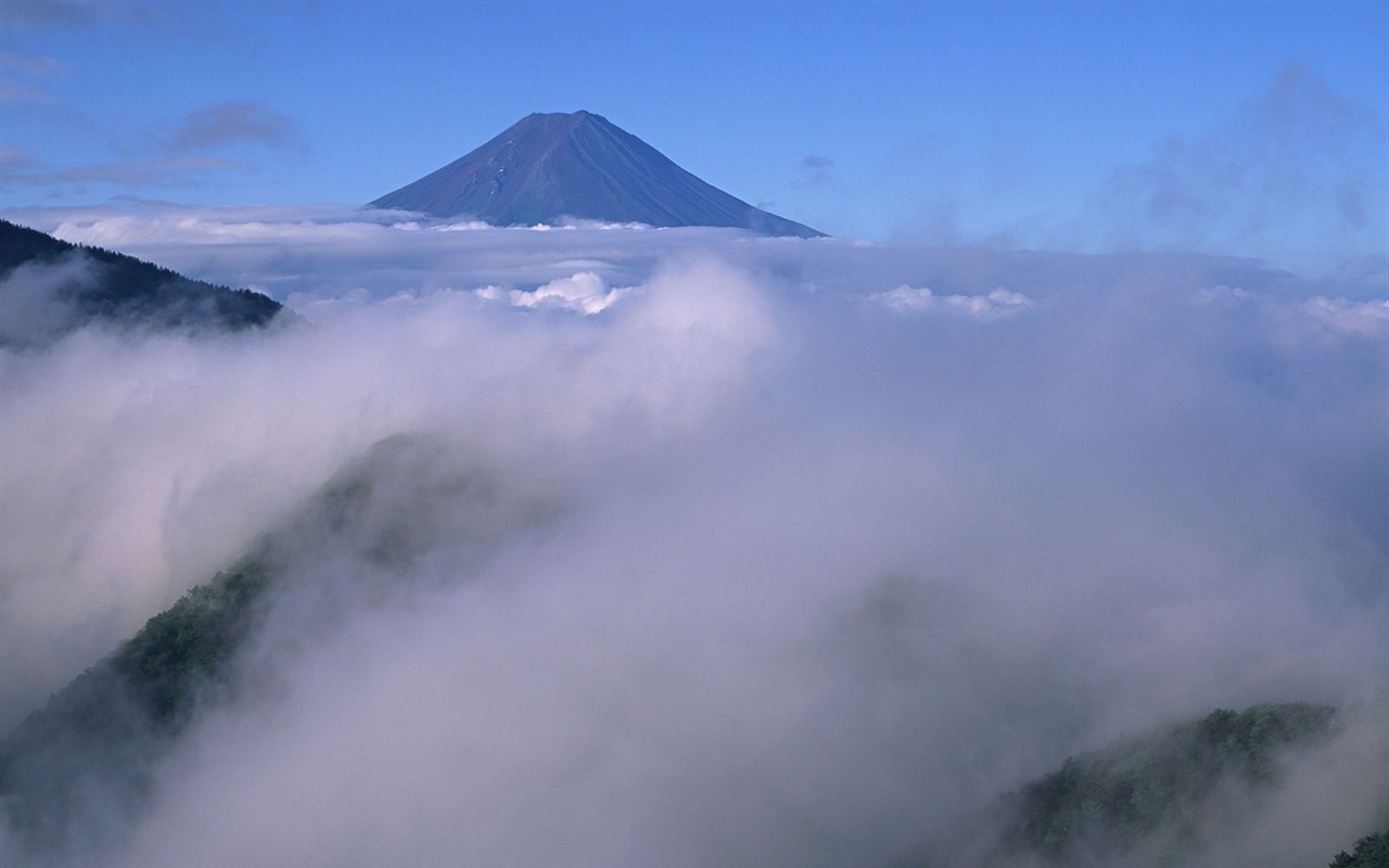 Mount Fuji, Japonsko tapety (1) #15 - 1280x800