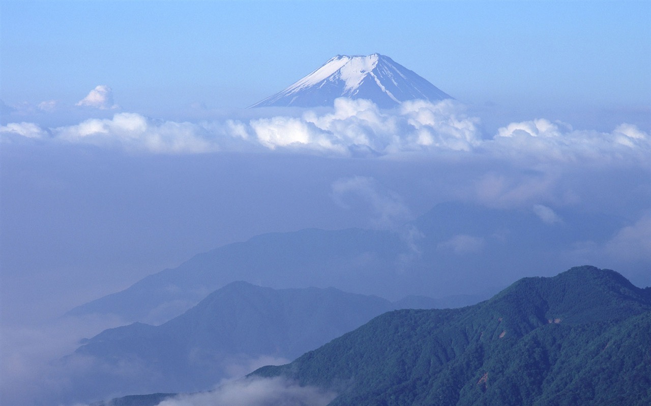 Mount Fuji, Japonsko tapety (2) #10 - 1280x800