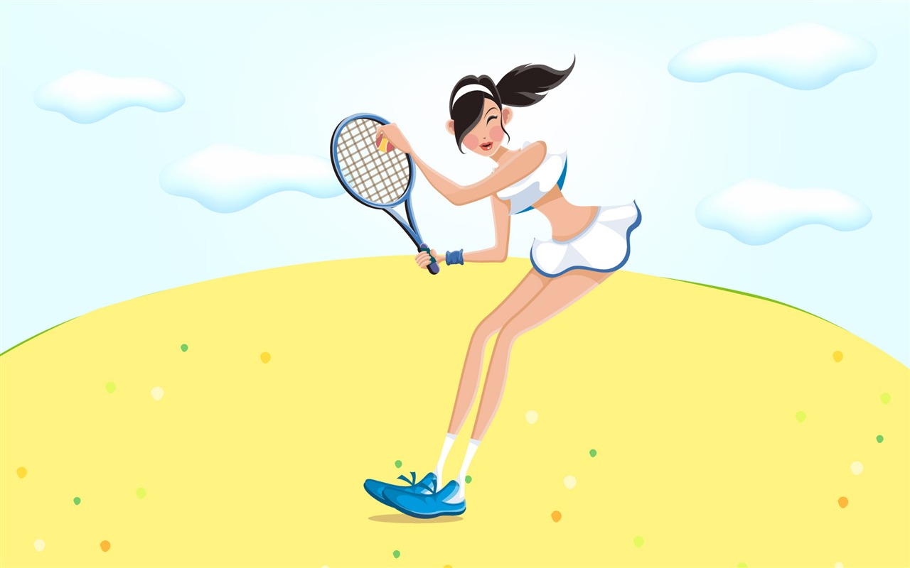 Dámské rekreační sport vektor #13 - 1280x800