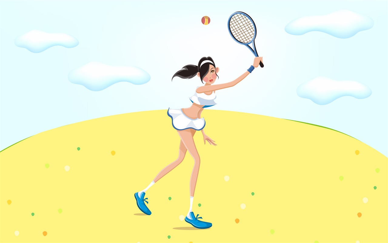 Dámské rekreační sport vektor #14 - 1280x800