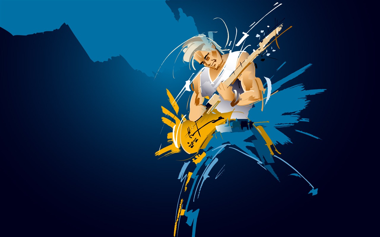 People living movement vector wallpaper (1) #1 - 1280x800