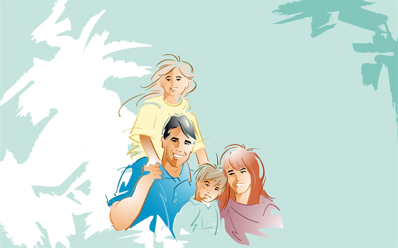 People living movement vector wallpaper (1) #16 - 1280x800