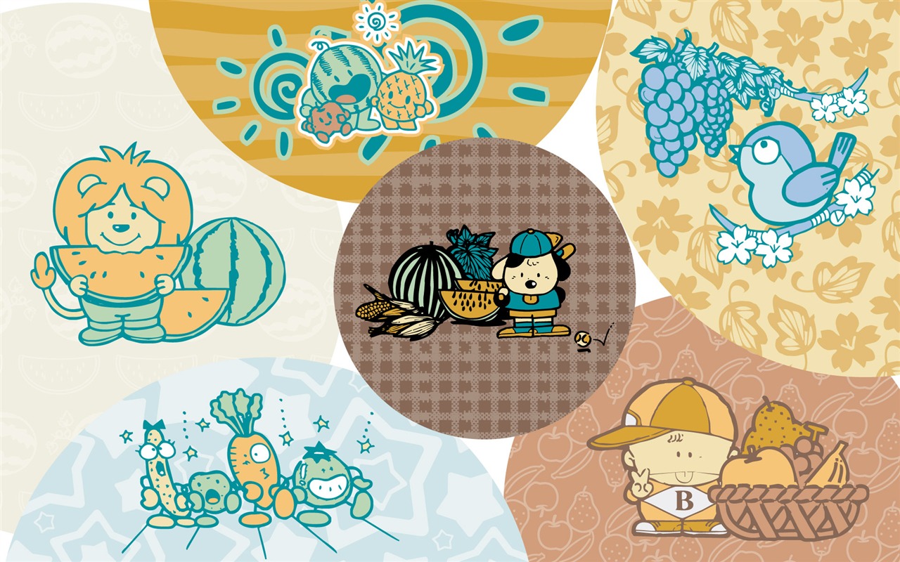 Vector Cartoon Design wallpaper (1) #13 - 1280x800