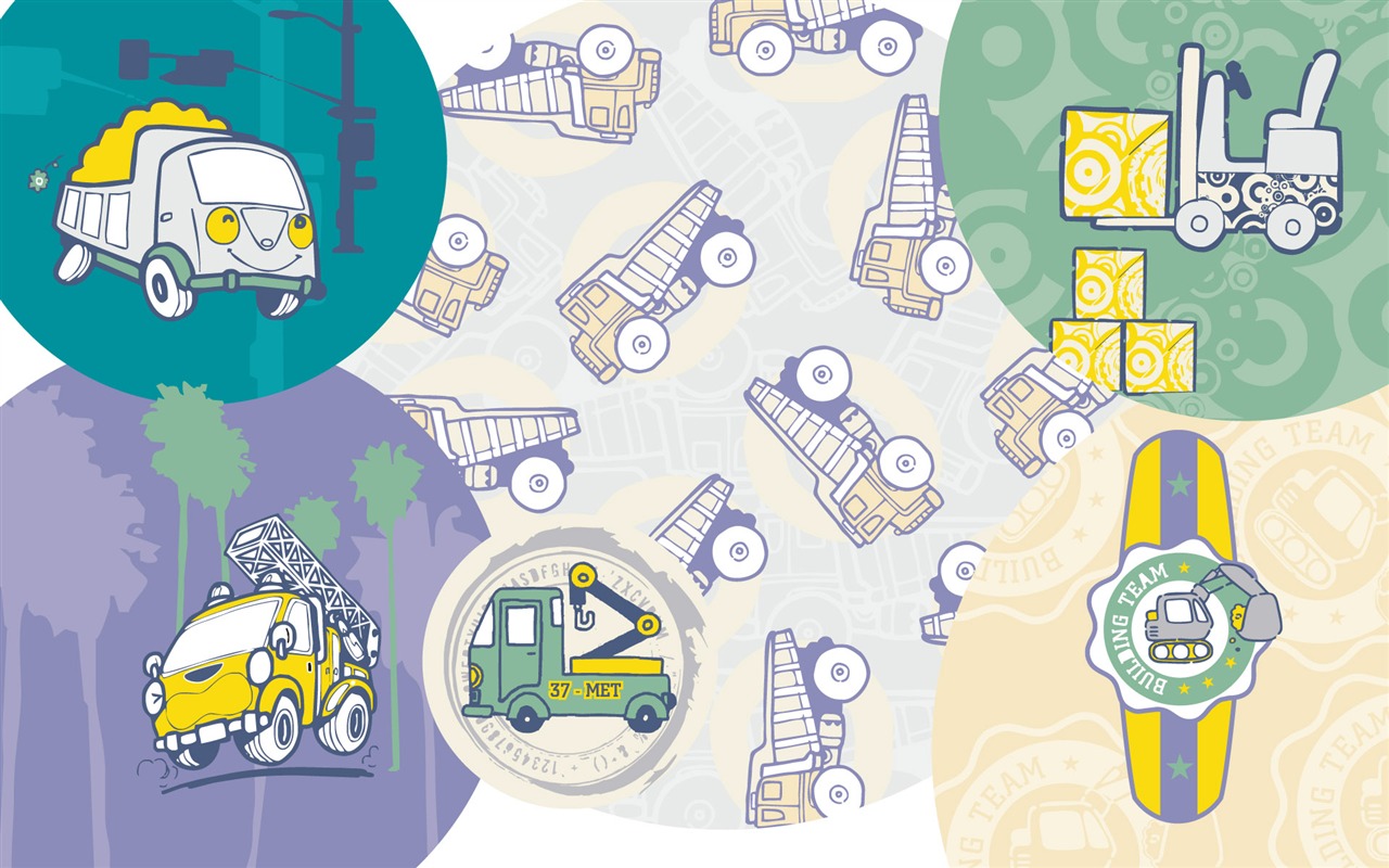 Vector Cartoon Design wallpaper (1) #14 - 1280x800