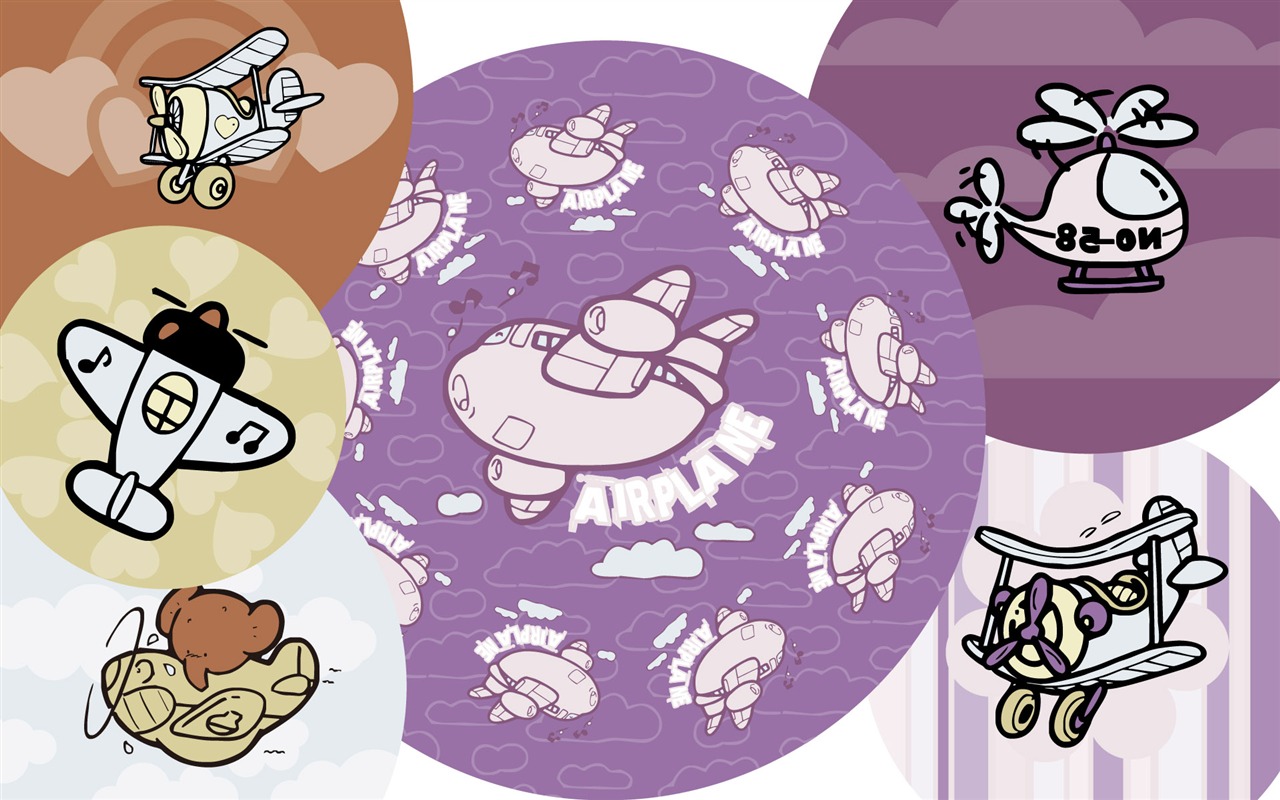 Vector Cartoon Design wallpaper (1) #15 - 1280x800