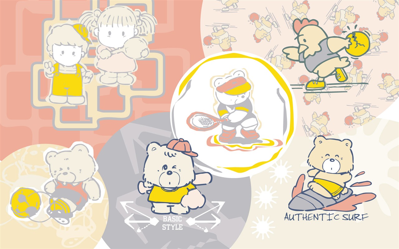 Vector Cartoon Design wallpaper (1) #20 - 1280x800